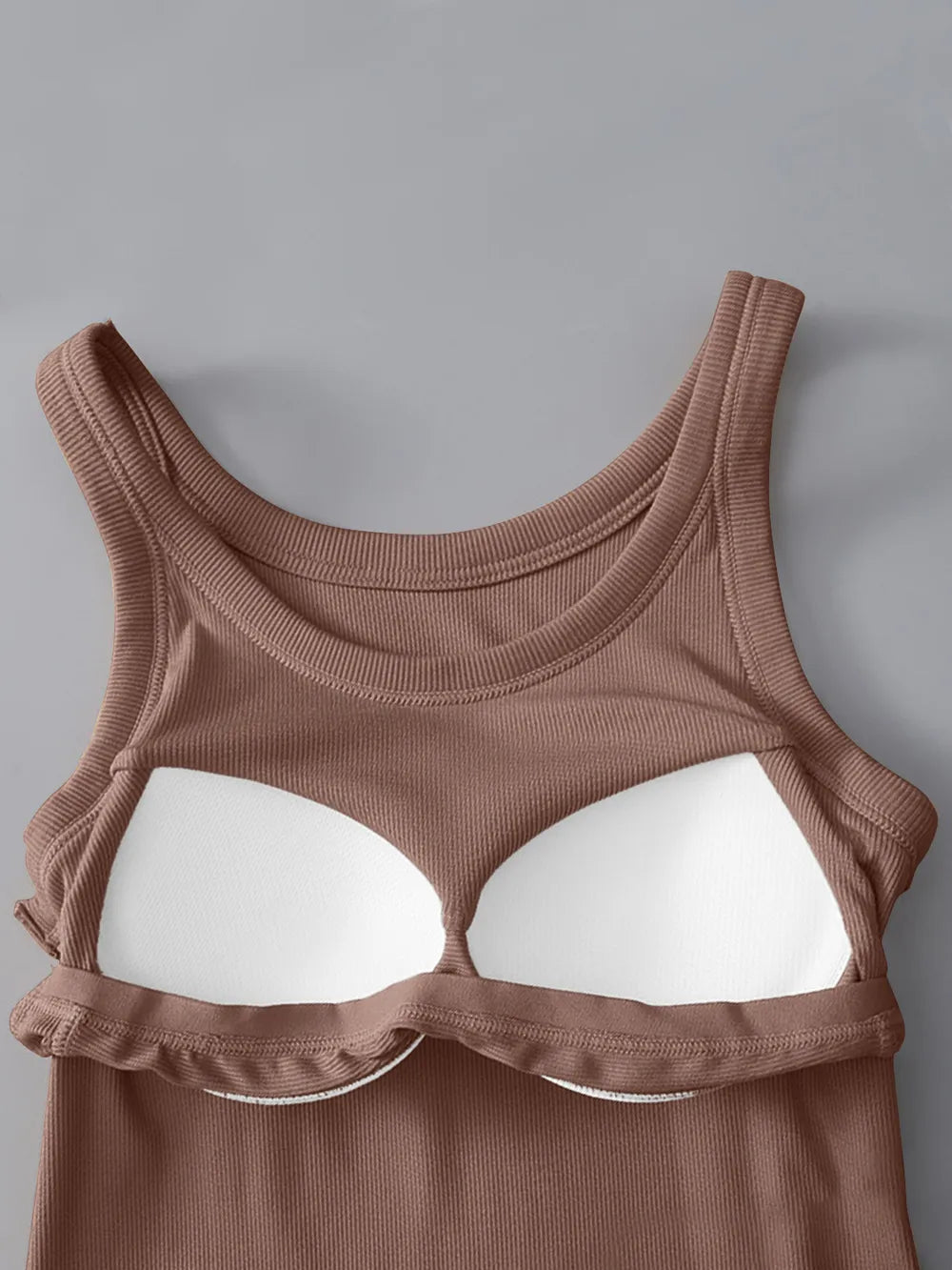Bra Tank Top - Round Neck
