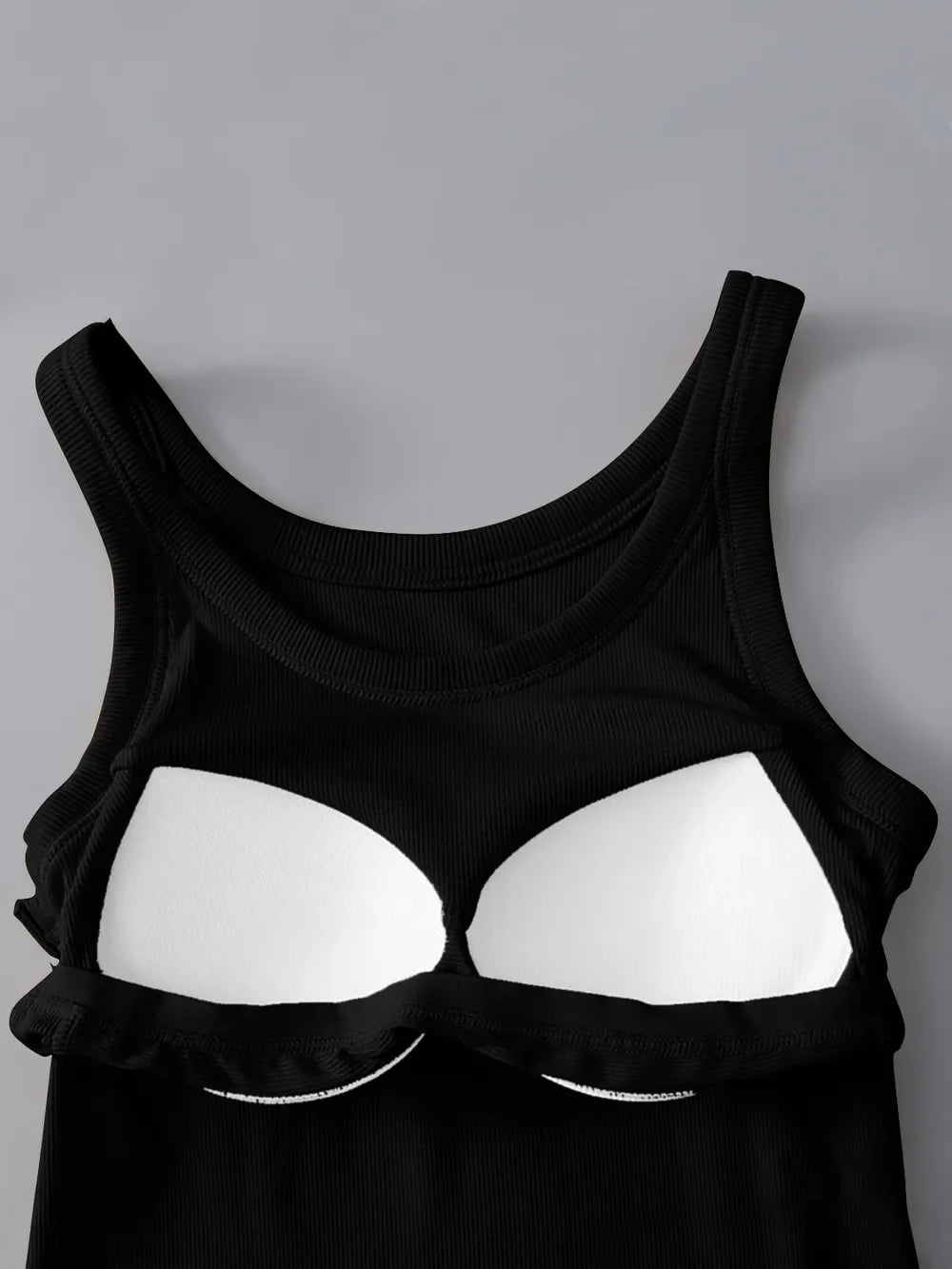 Bra Tank Top - Round Neck