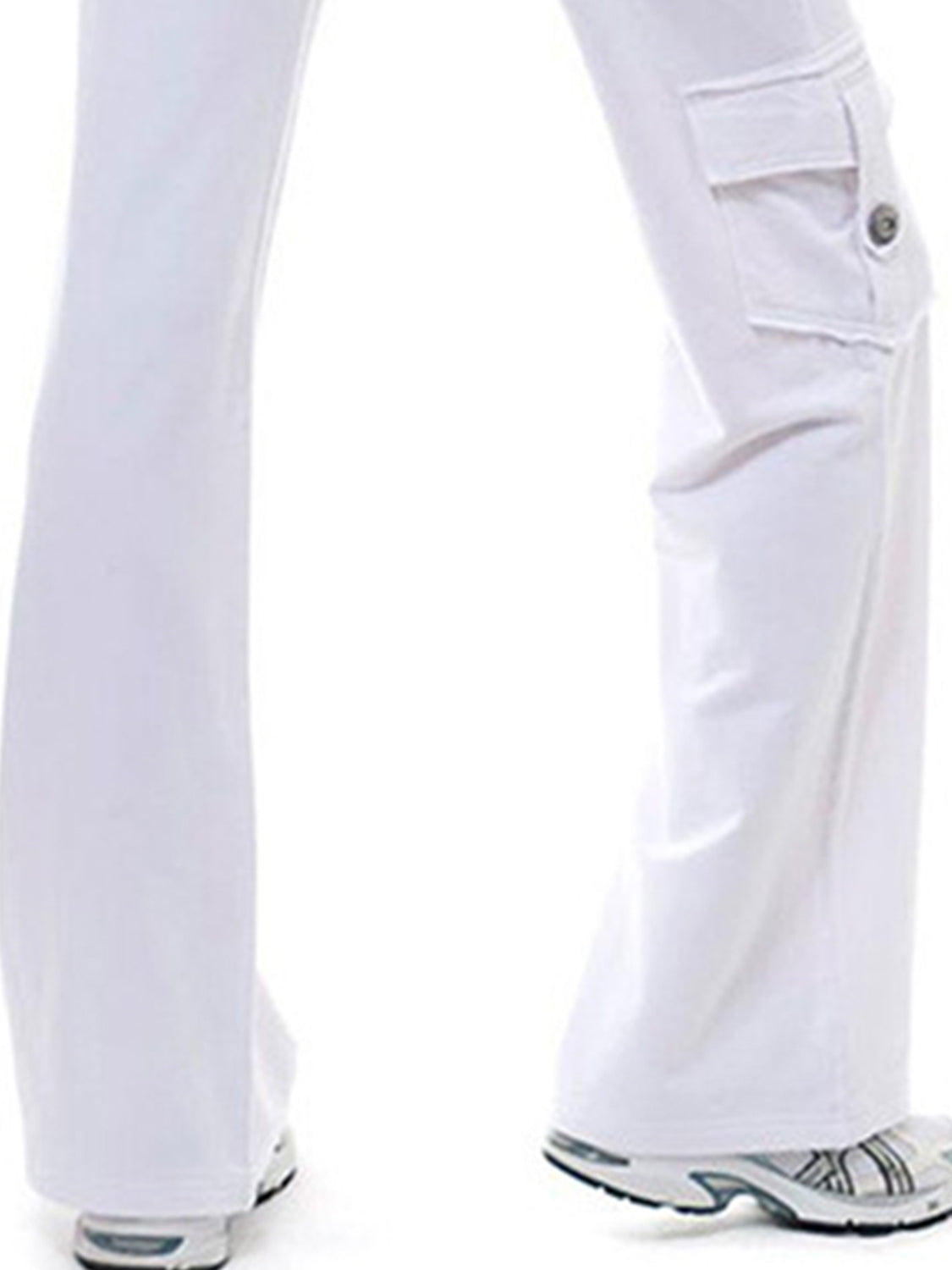 Mid Waist Pants Pockets