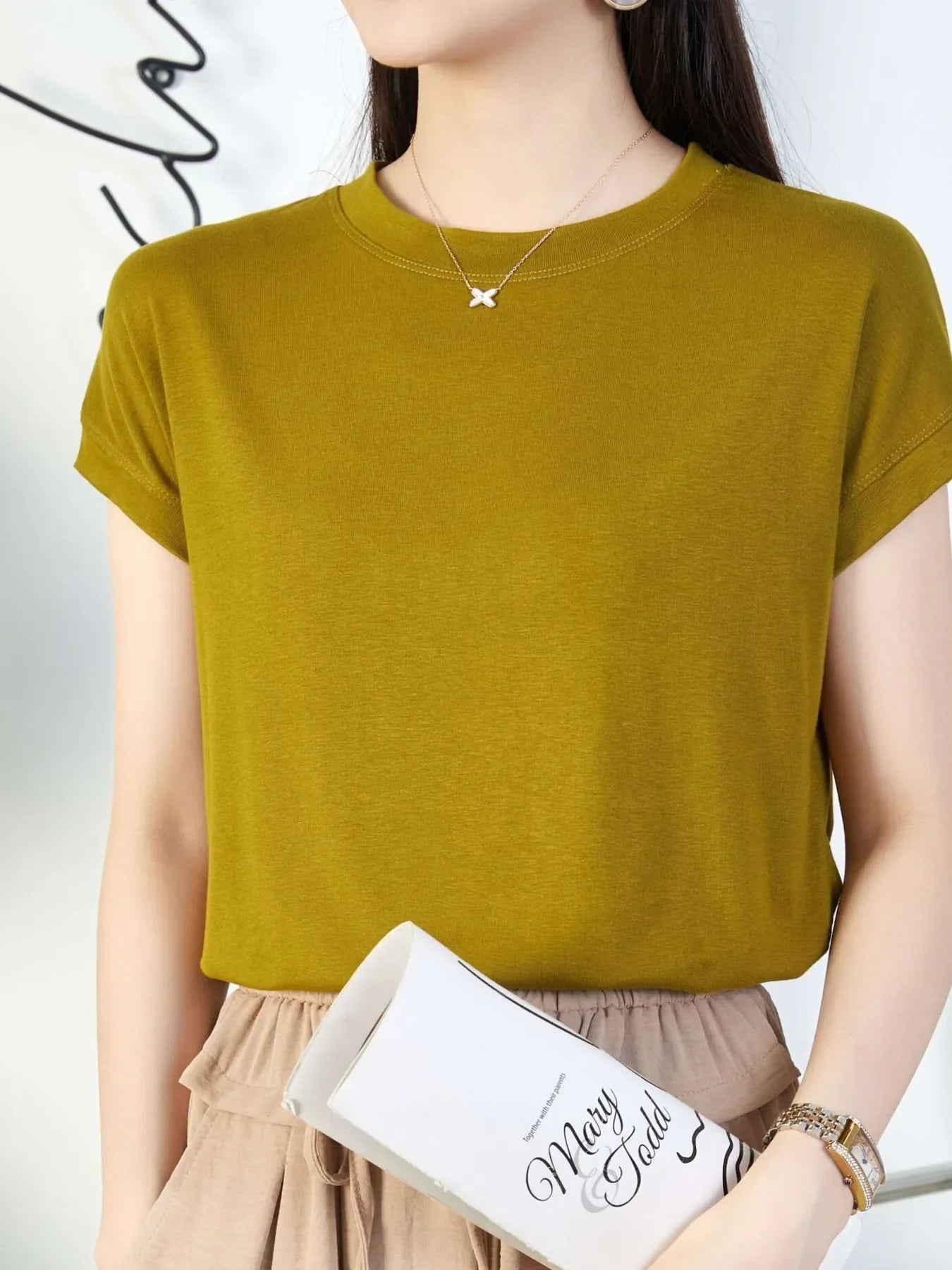 Round Neck Short Sleeve T-Shirt