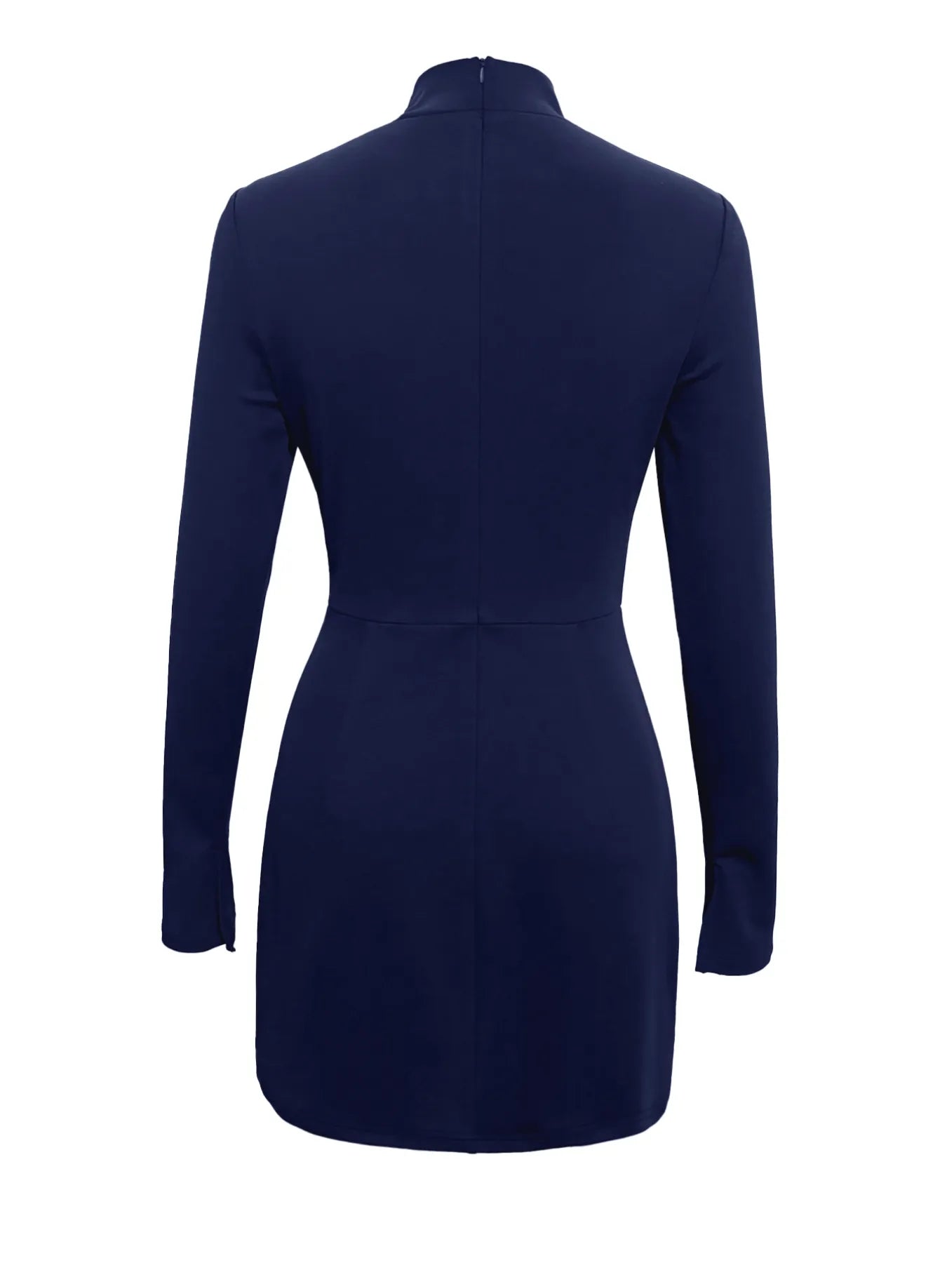 Long Sleeve Bodycon Mini Dress with Pockets