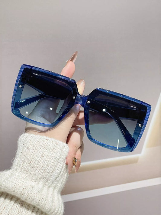 Oversized Square Sunglasses UV400 | Lightweight PC Frame