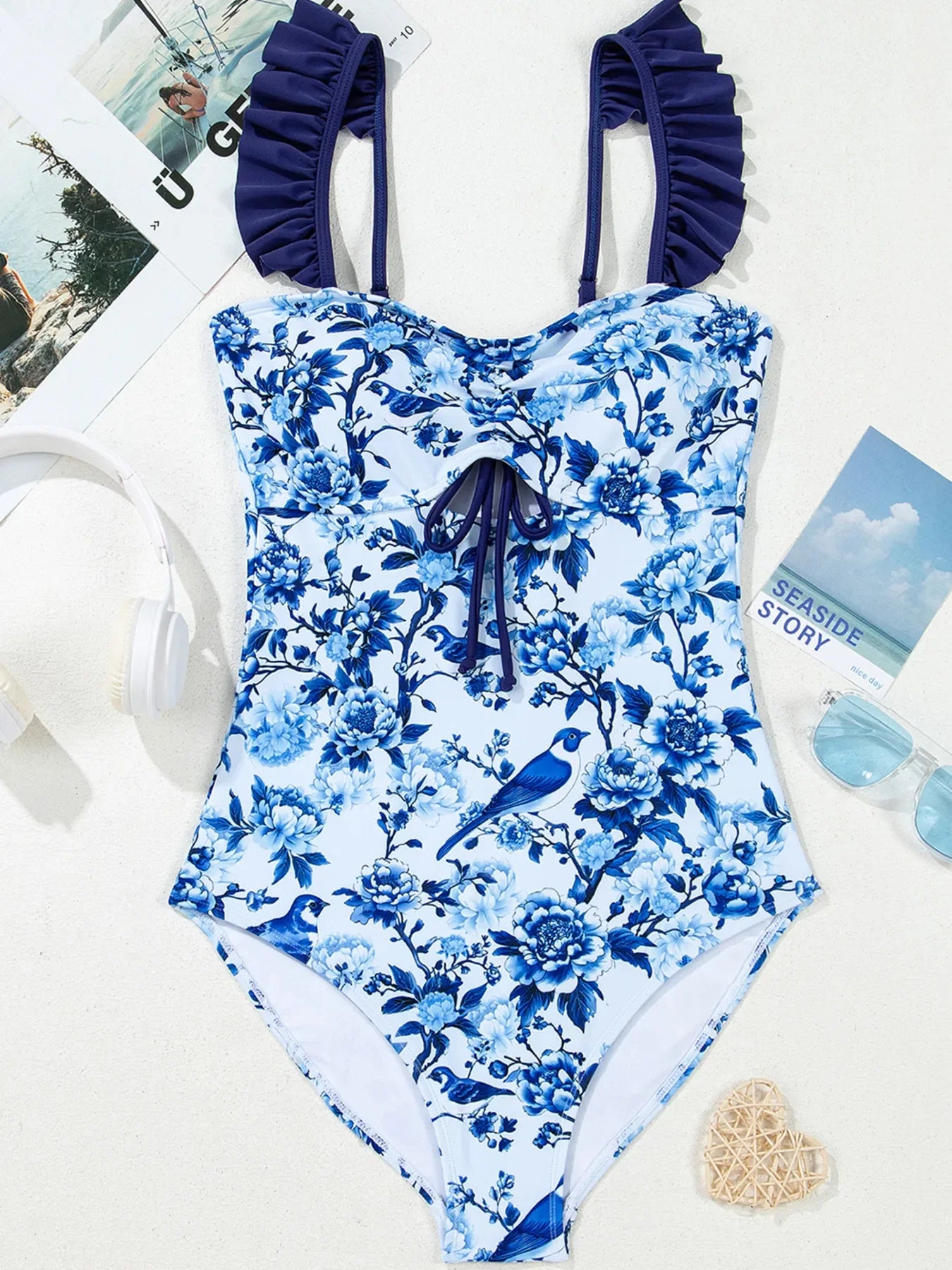 Blue Blossom Oasis One-Piece Swimsuit