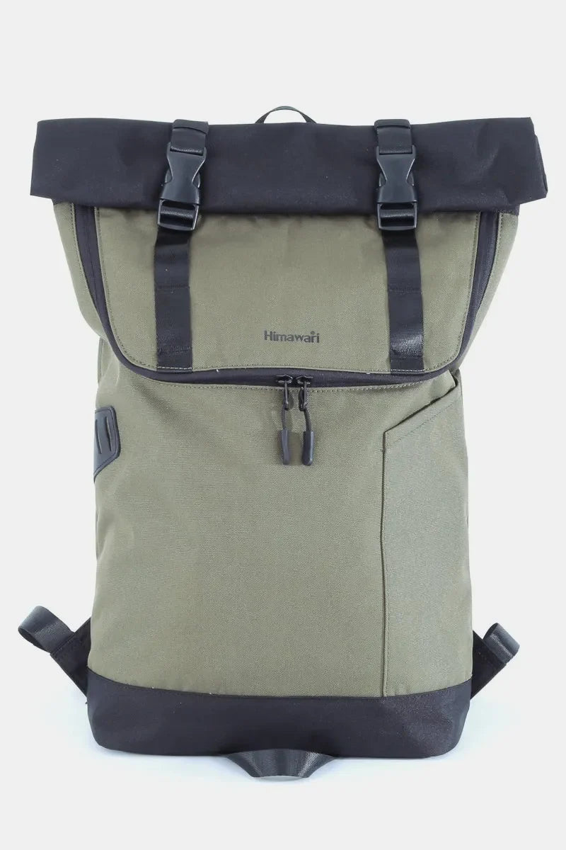 Waterproof Canvas Backpack – Contrast Design, Everyday Use