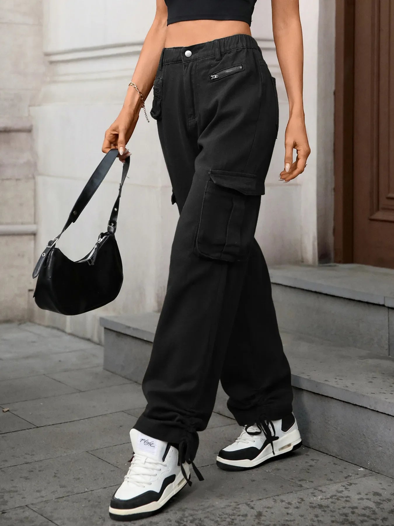 Effortless Cool Wide Leg Cargo Pants