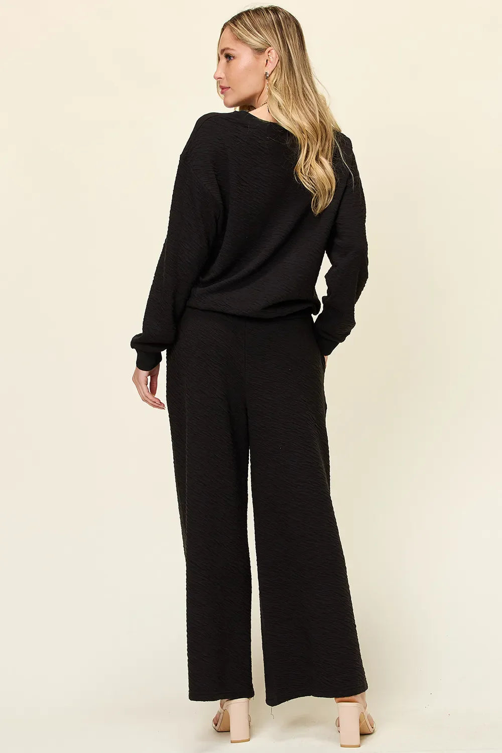Glamourous and Comfy Top and Pants Set