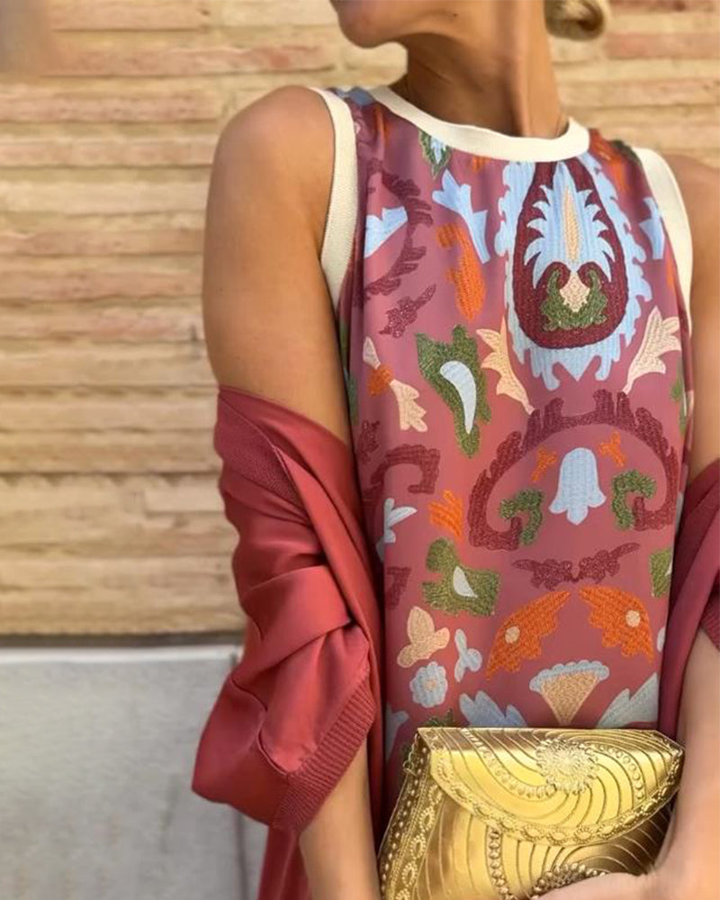 Bella - Ensemble deux pièces à imprimé style urbain