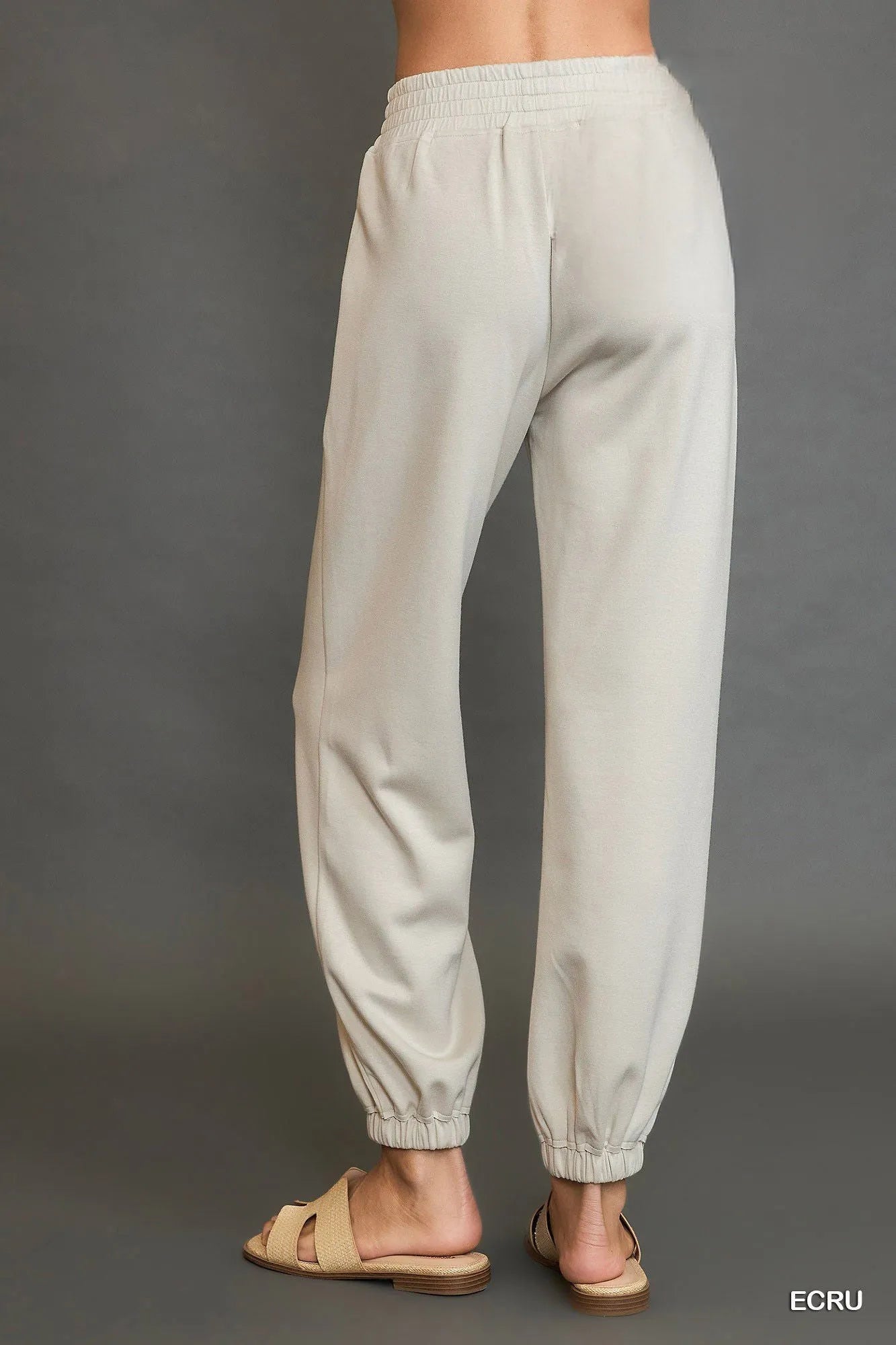 Relaxed Fit Joggers with Front Stitching