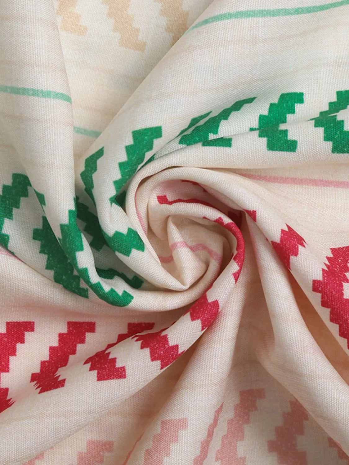 Frill Printed Maxi Skirt