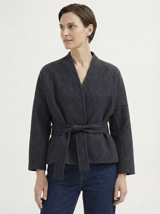 Esme | Textured Wrap Top