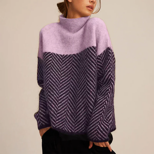 Louise™ turtleneck sweater Purple