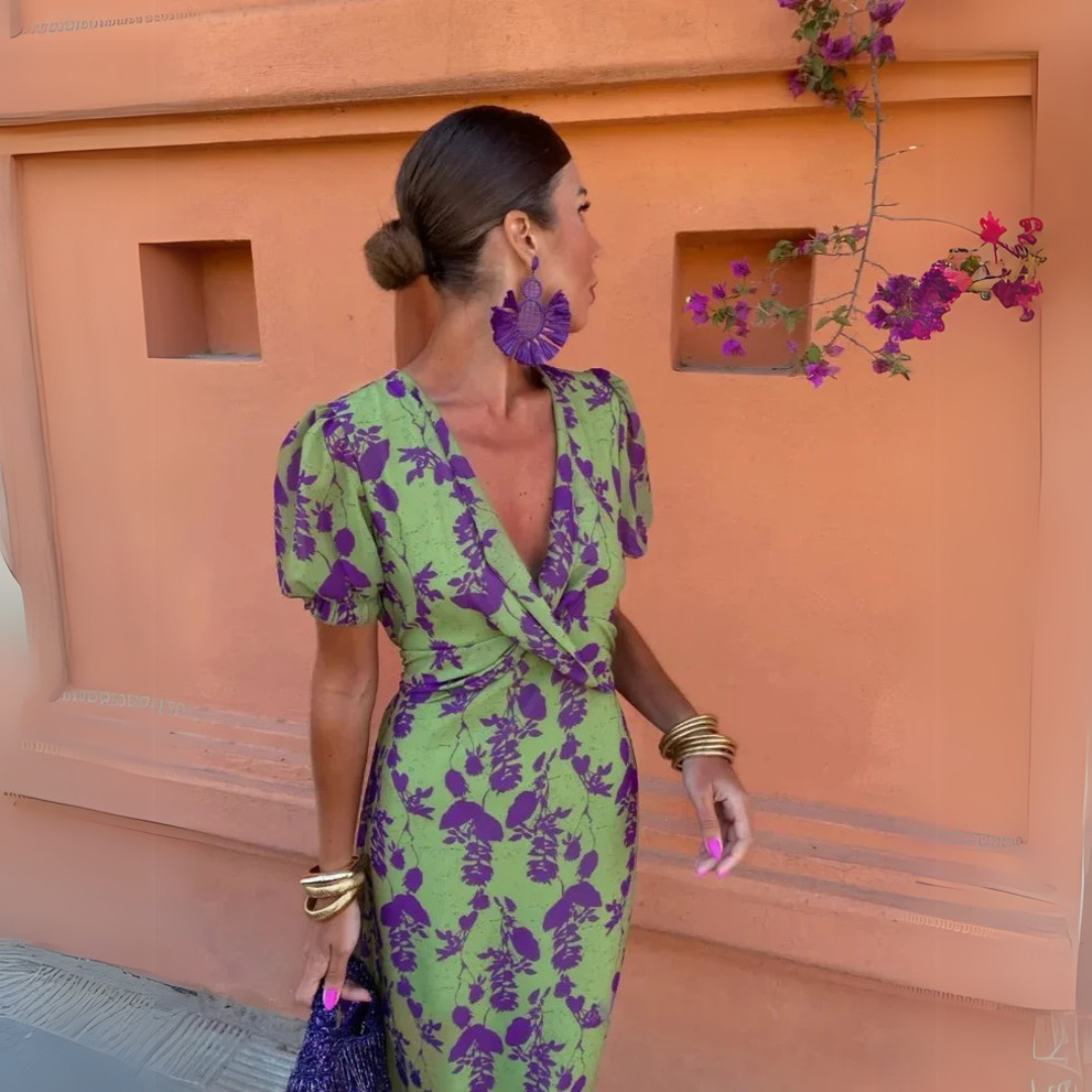 Danielle™ | Elegant Floral Dress