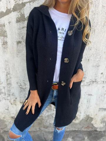 Women's Hooded Knitted Jacket (Buy 2 Free Shipping)