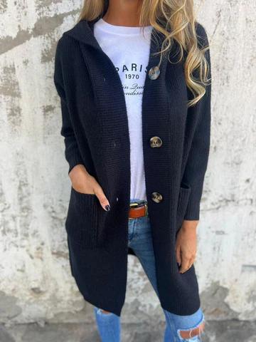 Women's Hooded Knitted Jacket (Buy 2 Free Shipping)