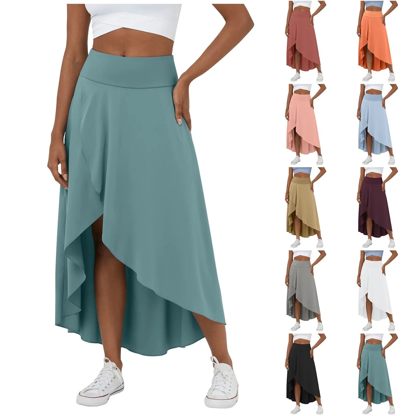 Ava™ | Split Comfortable Skirt