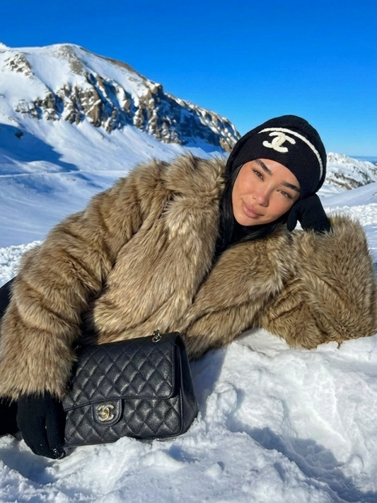 Emily | Faux Fur Cropped Winter Jacket