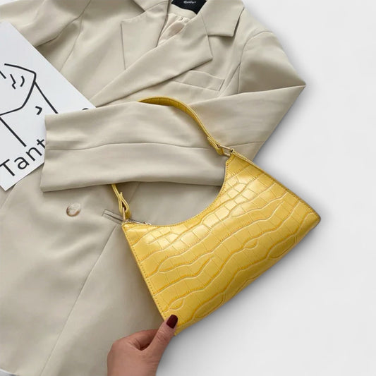Thorne - Shiny Leather Bag YELLOW