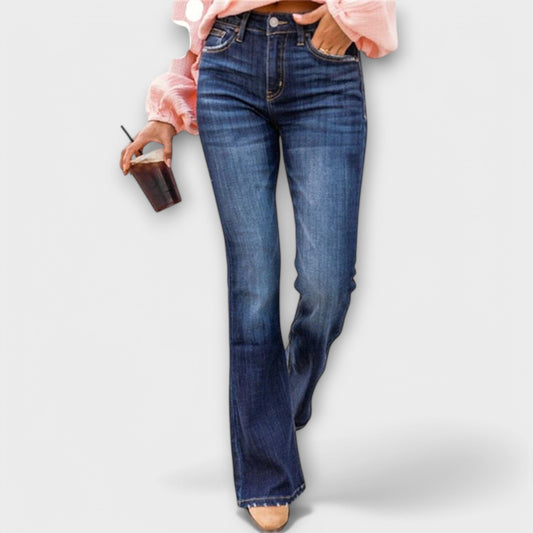 Comfortable Stretch Trousers Deep Blue