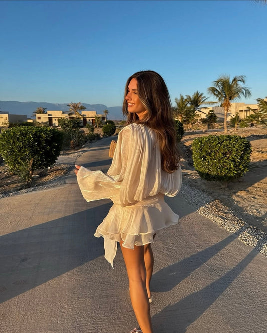 Julia | Draped Mini Dress