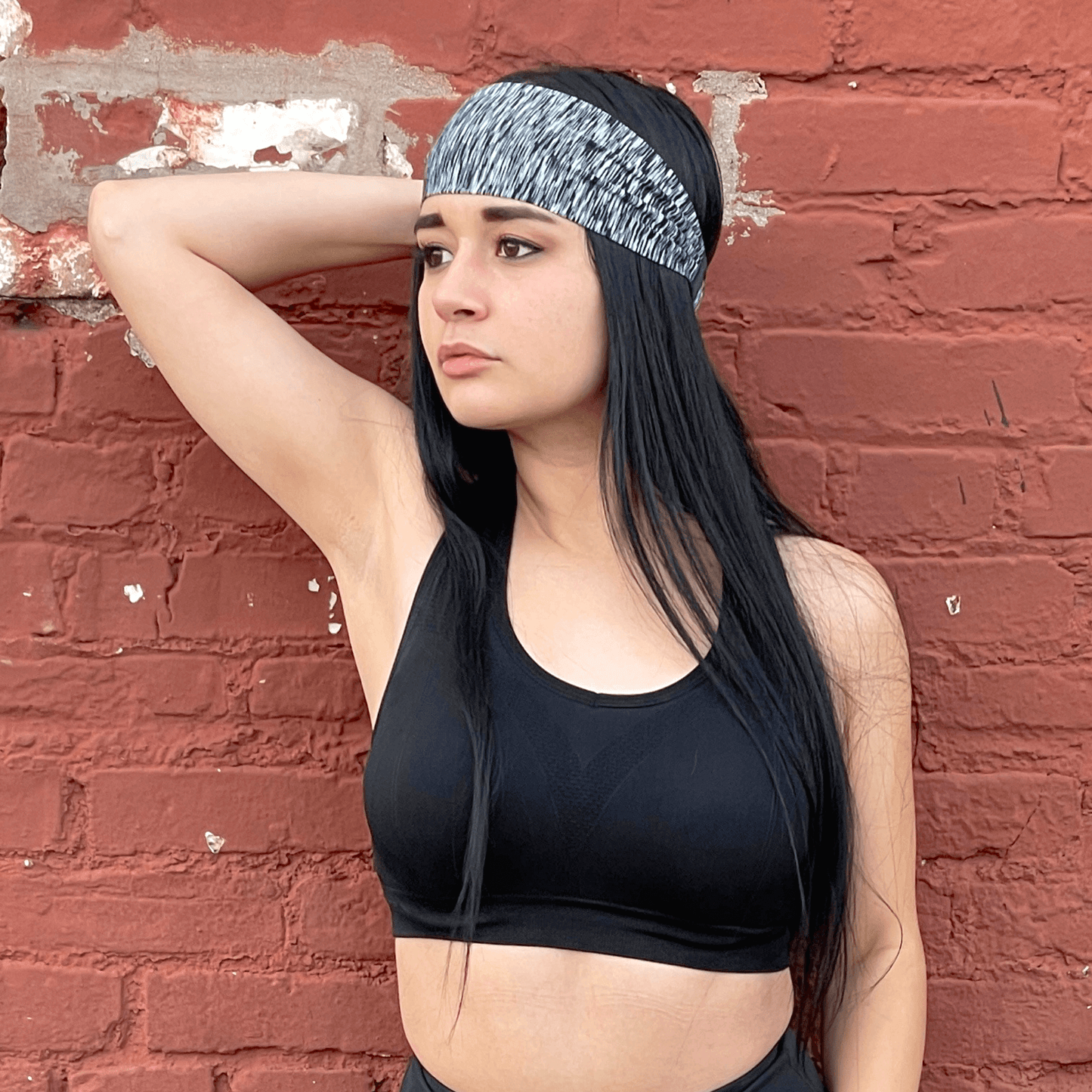 Black Racerback Sports Bra