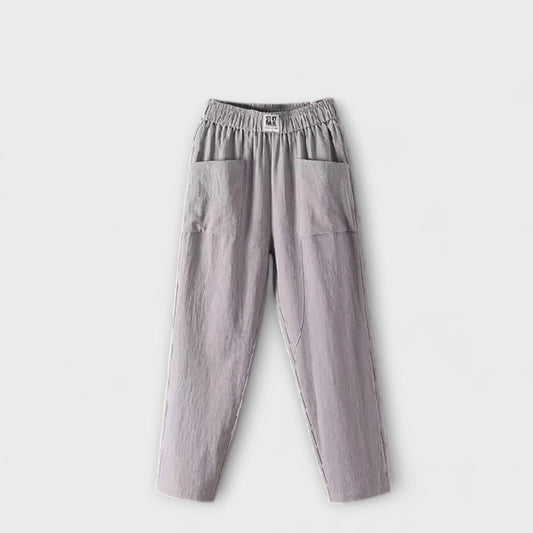 Maya - Linen Trousers Grey