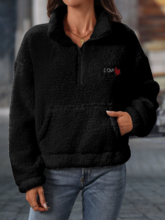 Sofie LoveZip™ – Relaxed Fit Winter Pullover Black