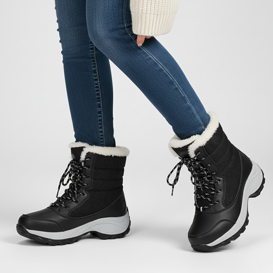 Insulated Ankle Snow Boots — Warm Platform in 5 Colours