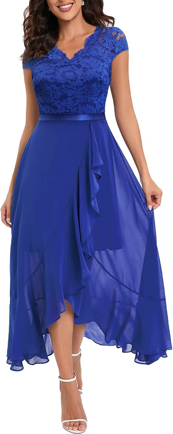 Seraphina | Lace Overlay Midi Dress