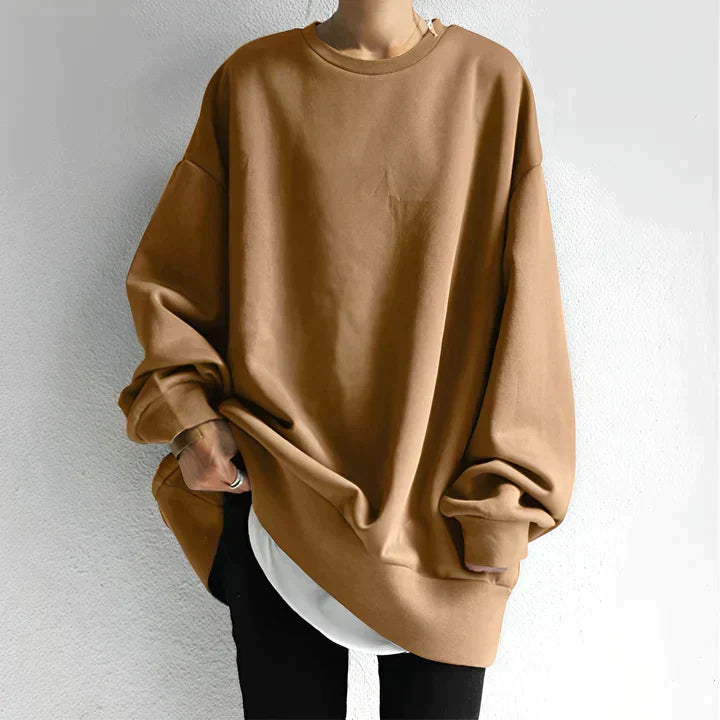 Serena – Oversize-Rundhalspullover für Damen