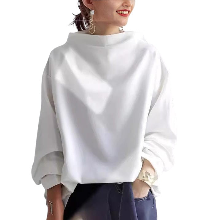 Margot – High-Neck Soft Knit Top