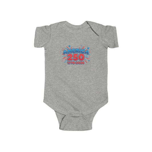 Patriotic Baby Onesie America 250th Anniversary