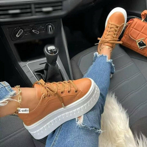 Platform Sneakers - Women