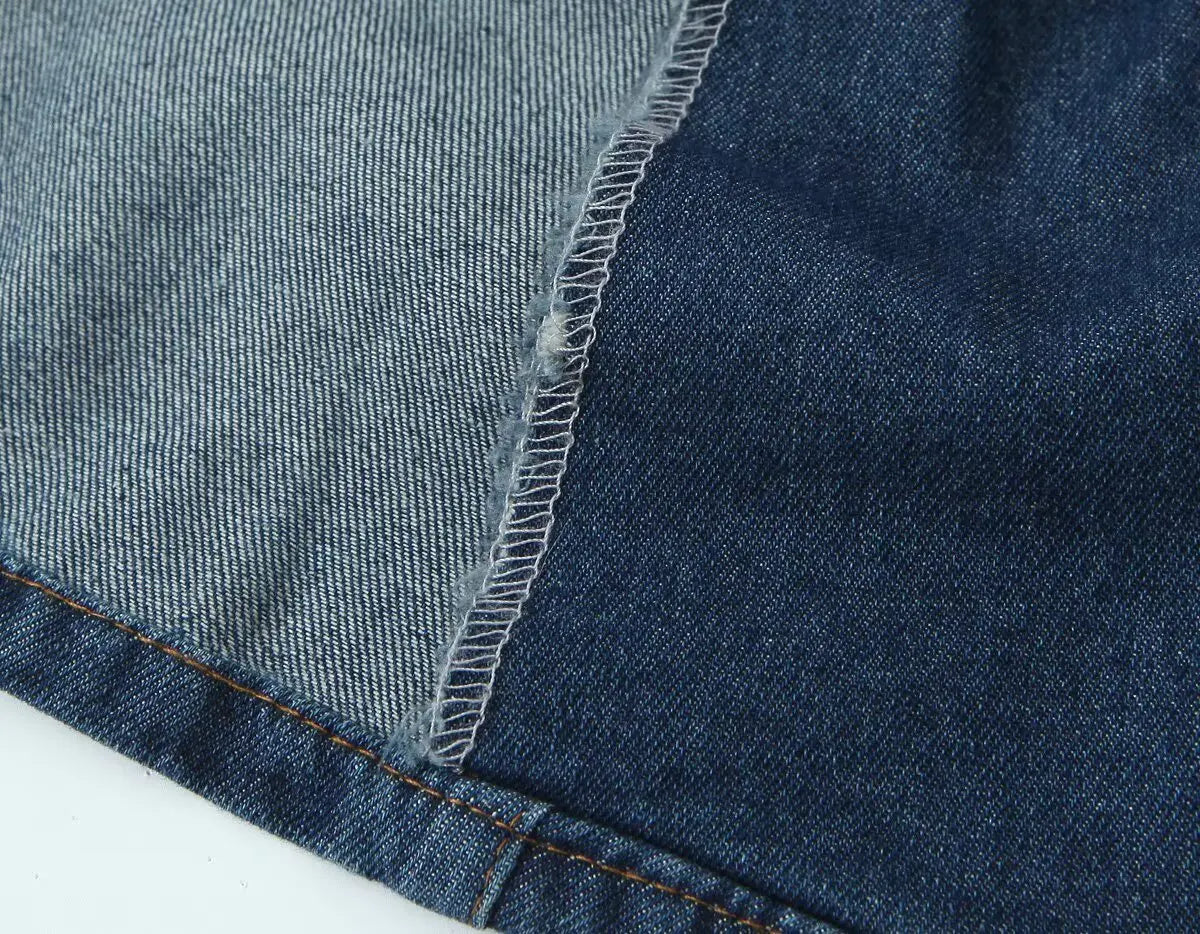 INEZ DENIM TOP