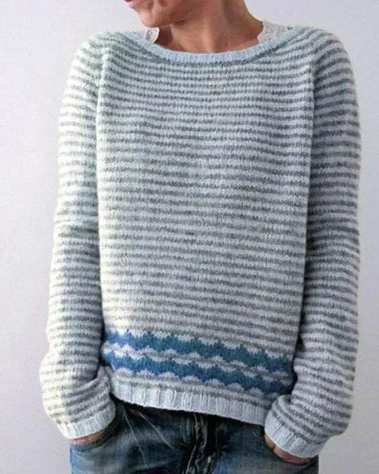 MILLIE | Casual Chic Sweater Blue 5XL