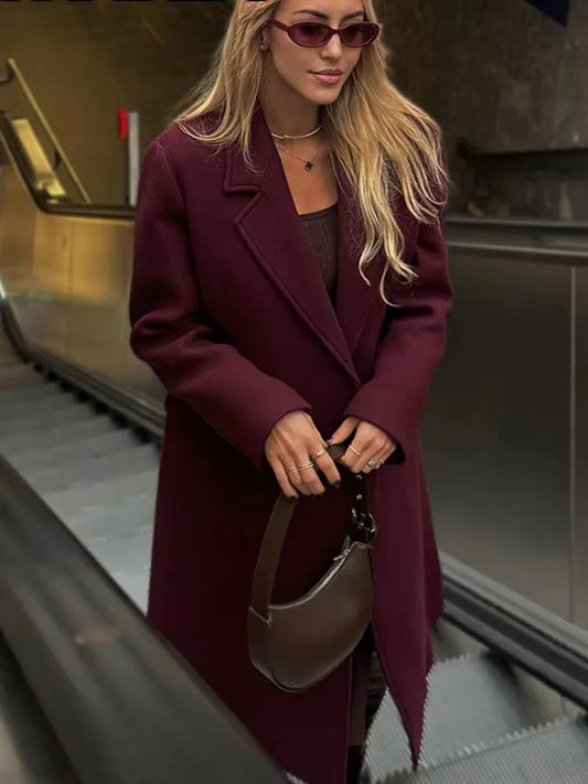 Angelina | Longline Structured Coat