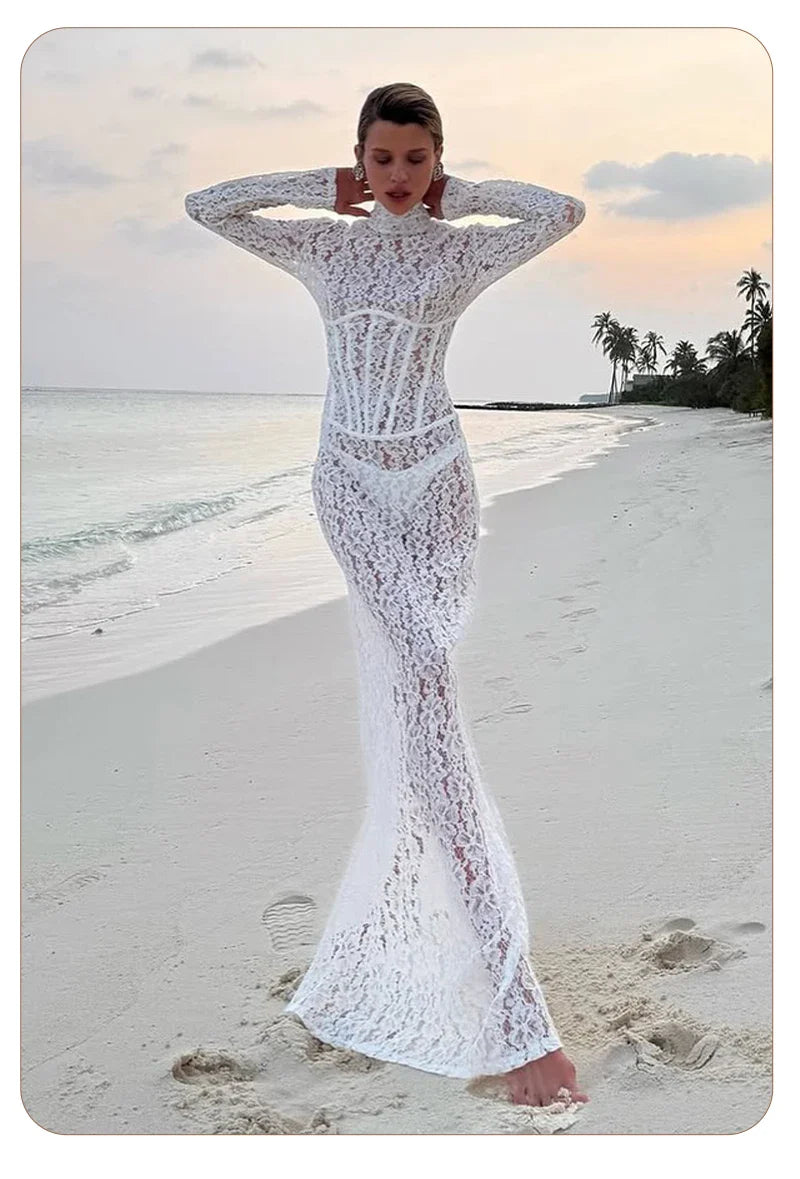 ENA LACE MAXI DRESS