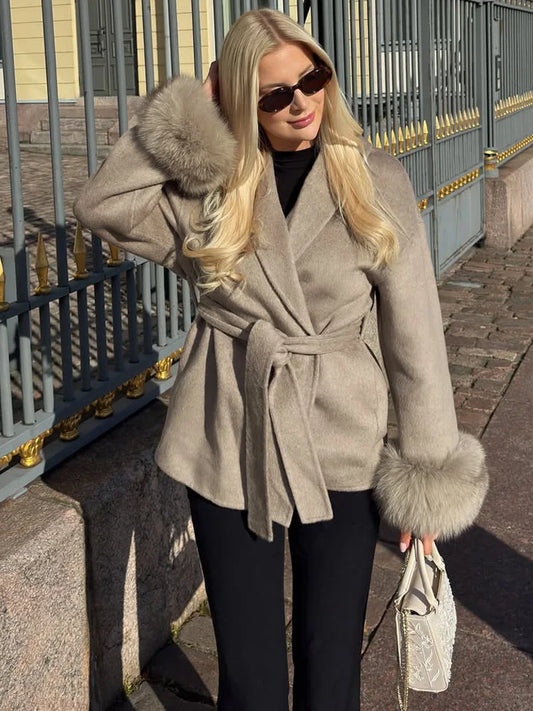 ANTONELI FOX FUR COAT