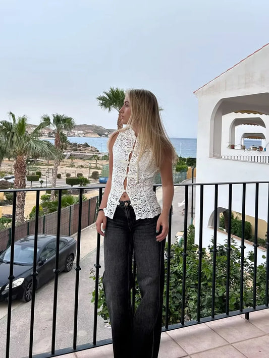 PENELOPE LACE VEST