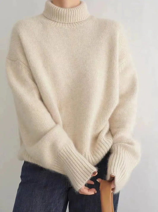 Zoey - Oversized Turtleneck Jumper
