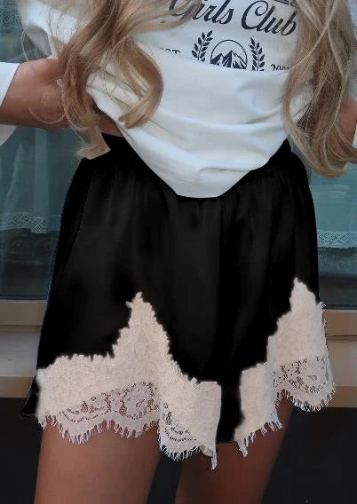 LESLIE SATIN SHORTS