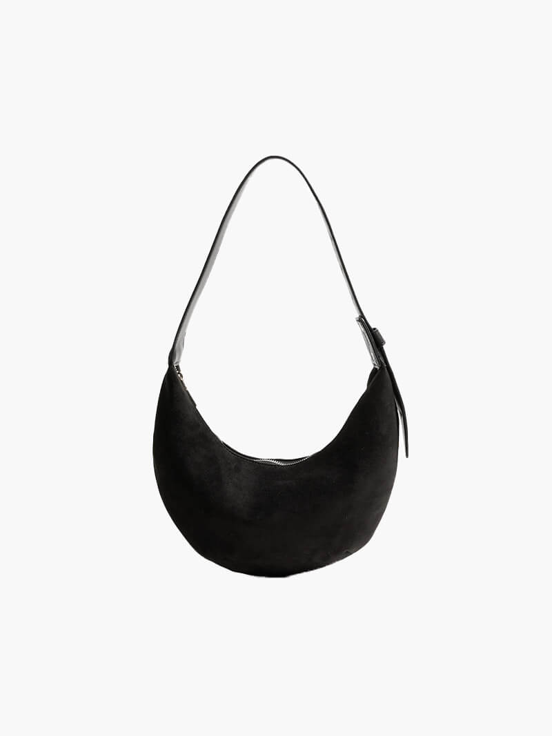 Lydia Halfmoon Tasche aus Wildlederimitat