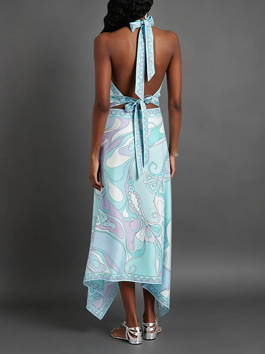 LAMUR PRINT DRESS