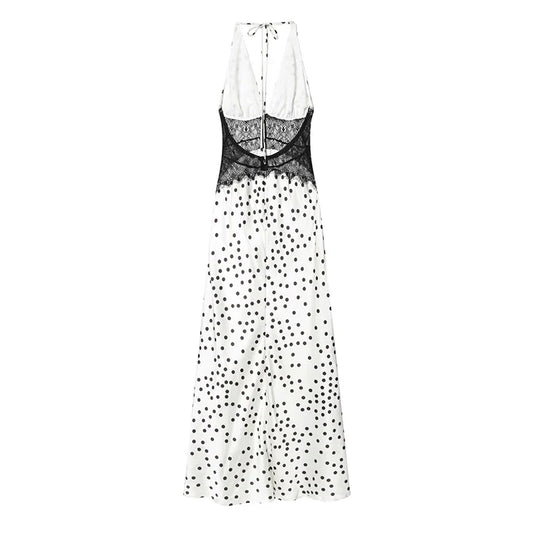 MELUSA POLKA DOT MAXI DRESS