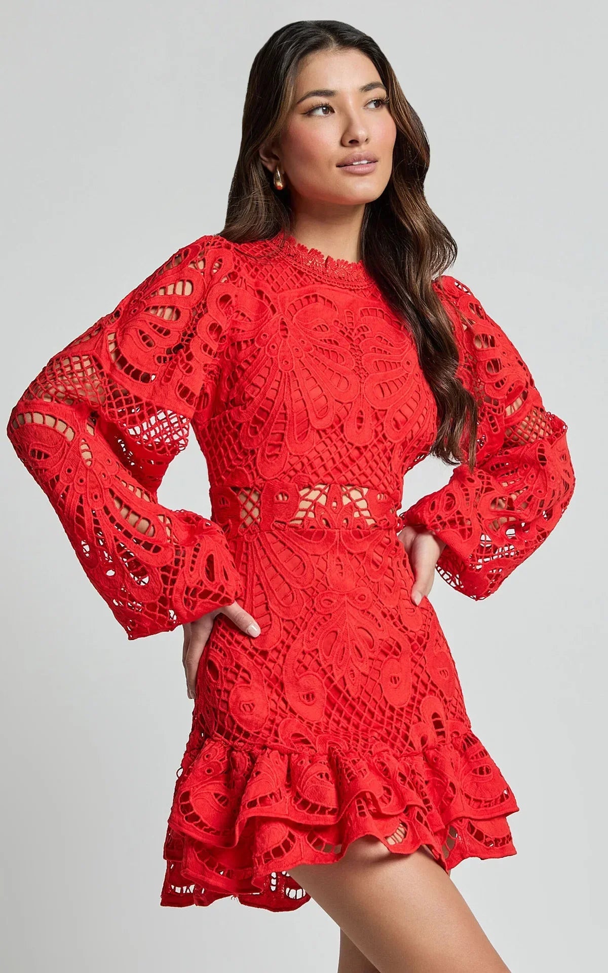 Vincy-Heaven Hue Mini Dress