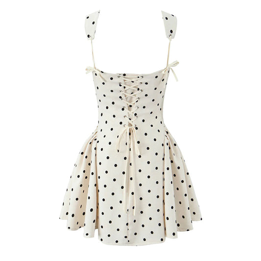 DEBORA POLKA DOT MINI DRESS