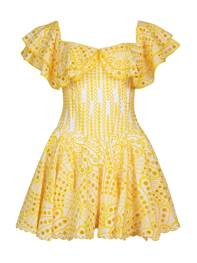 MARINA MINI DRESS Yellow