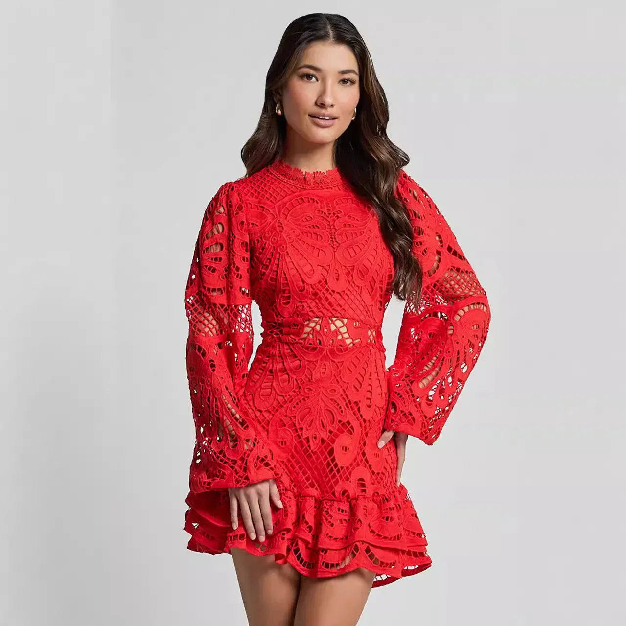Vincy-Heaven Hue Mini Dress
