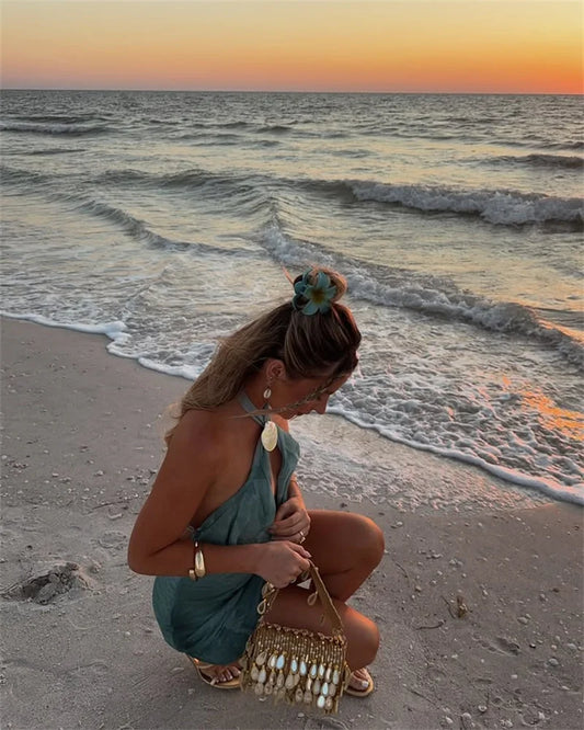 Ariel | Shell Halter Top