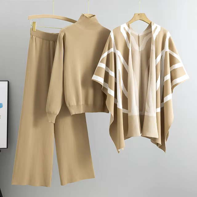 Sophie | Soft Comfortable Knitted 3-Piece Set