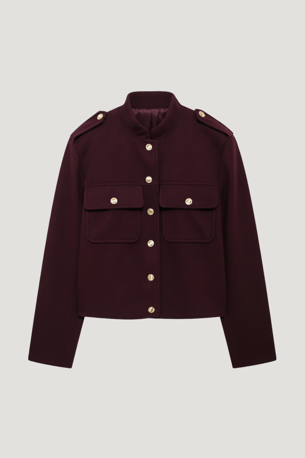 Women's Cropped Jacket with Gold-Tone Buttons LILLY